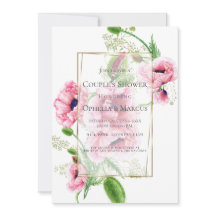 COUPLE-DUSCHE | Pink Poppy Bouquet