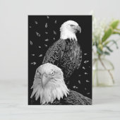 Couple Eagle Save The Date (Stehend Vorderseite)