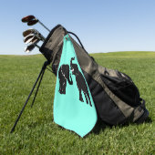 Couple Elephant Golf Handtuch (Gras)