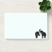 Couple Elephant Post it Notes Post-it Klebezettel (Büro)