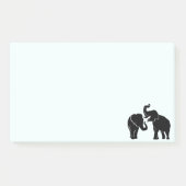 Couple Elephant Post it Notes Post-it Klebezettel (Vorderseite)