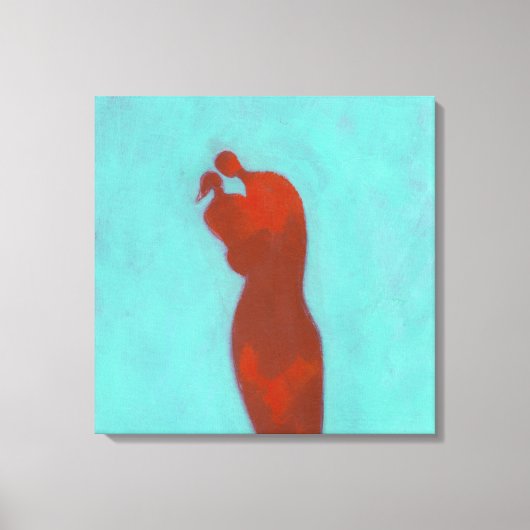 Couple Embracing Leinwanddruck (Vorderseite)