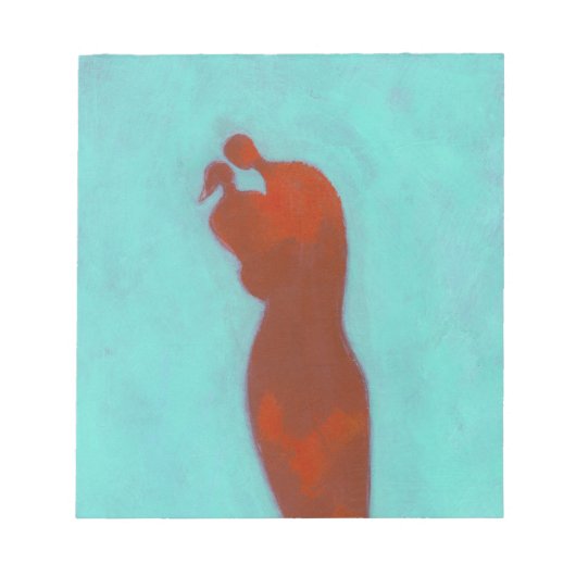 Couple Embracing Notizblock (Vorderseite)