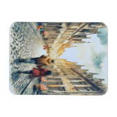 Couple European Travel Magnet (Horizontal)