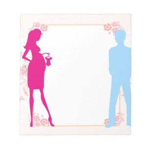 couple expecting baby notizblock