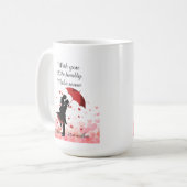 Couple first anniversary Personalized romantic Kaffeetasse (Vorderseite Links)