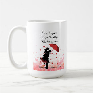 Couple first anniversary Personalized romantic Kaffeetasse