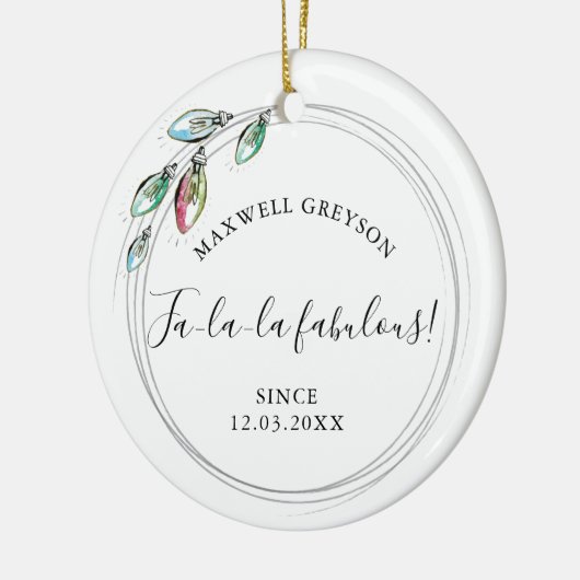 Couple First Christmas Ornament (Links)