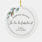 Couple First Christmas Ornament (Hinten)