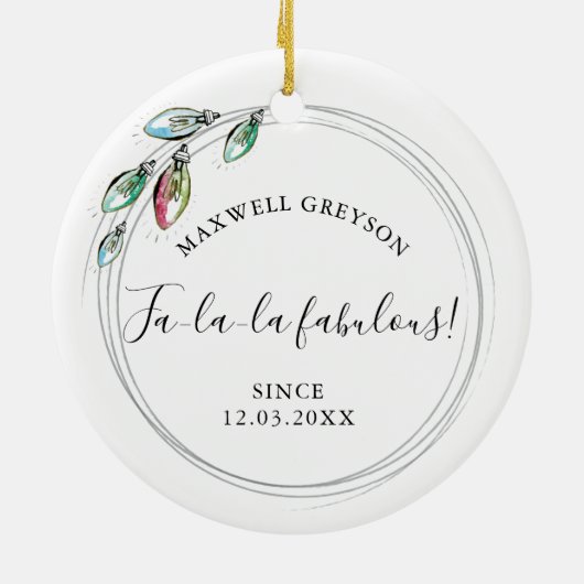 Couple First Christmas Ornament (Hinten)