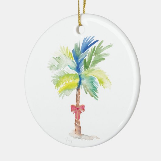 Couple First Christmas Ornament Palm Tree (Links)