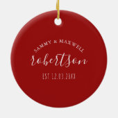 Couple First Christmas Ornament Pelicans (Hinten)