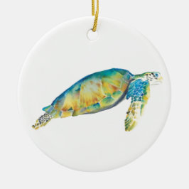 Couple First Christmas Ornament Sea Turtle