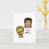 Couple Flu Shot = Date Night Folded Greeting Card Karte (Gelbe Blume)