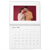 Couple Foto Collage Valentine's Day Kalender (Jan 2027)