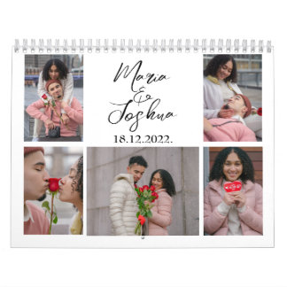 Couple Foto Collage Valentine's Day Kalender