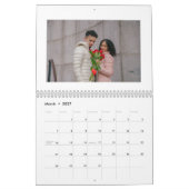 Couple Foto Collage Valentine's Day Kalender (Mär 2027)
