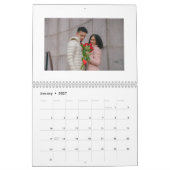 Couple Foto Collage Valentine's Day Kalender (Jan 2027)
