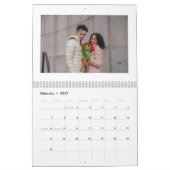 Couple Foto Collage Valentine's Day Kalender (Feb 2027)