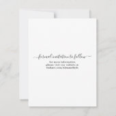 Couple Foto Gold Ankündigung Datum freihalten (Rückseite)