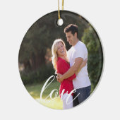 Couple Foto Keramik Ornament (Links)