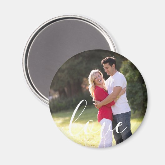 Couple Foto Magnet (Vorderseite/Rückseite)
