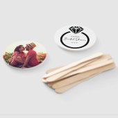 Couple Foto Modernes Brautparty Fächer (Non-assembled)