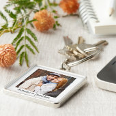 Couple Foto & Names Schlüsselanhänger (Seite)