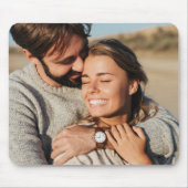 Couple Foto Newlyweds Mousepad (Vorne)