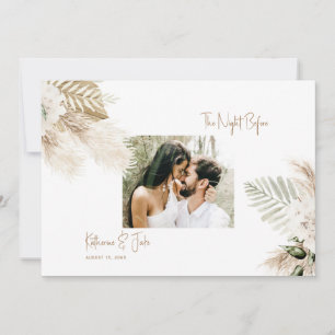 Couple Foto Pampas Einladung