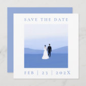 Couple Foto Save the Date Card (Vorne/Hinten)