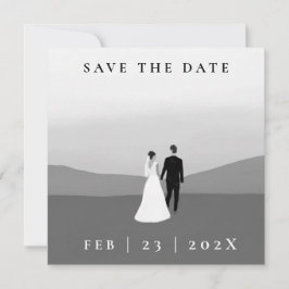 Couple Foto Save the Date Card
