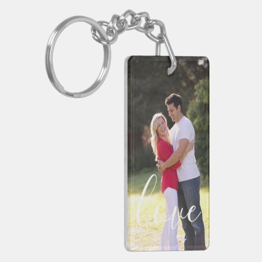 Couple Foto Schlüsselanhänger (Vorderseite links)