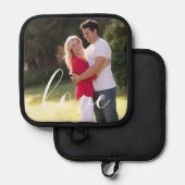 Couple Foto Topflappen (Vorderseite/Rückseite)