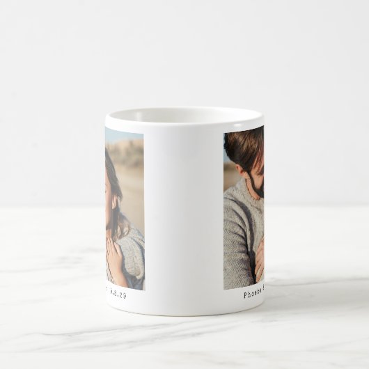 Couple Foto Wedding Kaffeetasse (Mittel)