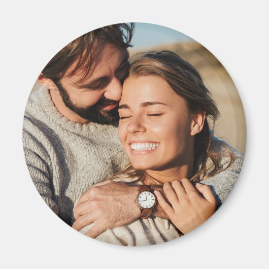 Couple Foto Wedding Magnet (Vorne)