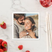 Couple Foto Wedding Serviette (Beispiel)