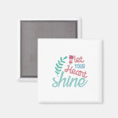 Couple-Geschenk Lasse Ihr Herz Magnet (Vorderseite/Rückseite)