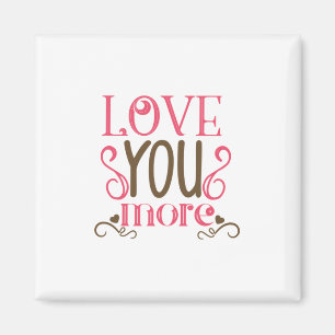 Couple-Geschenk-Liebe Mehr Magnet