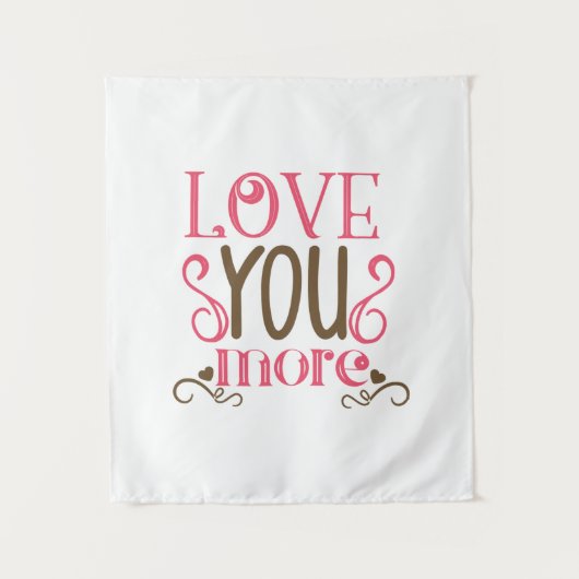 Couple-Geschenk-Liebe Mehr Wandteppich (Vorderseite)