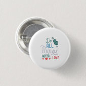Couple-Geschenk machen alles mit Liebe Button (Vorne & Hinten)