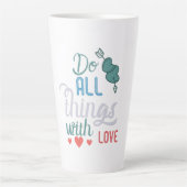 Couple-Geschenk machen alles mit Liebe Milchtasse (Vorderseite)