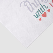 Couple-Geschenk machen alles mit Liebe Seidenpapier (Ausschnitt)