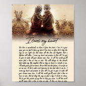 Couple Geschenke | Für meinen Seelenverwandten übe Poster (Vorne)