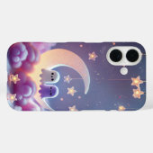 Couple Ghost on Moon Design Case-Mate iPhone Hülle (Rückseite (Horizontal))