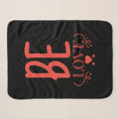 Couple Gift Be Liebe Sherpadecke (Vorderseite (Horizontal))