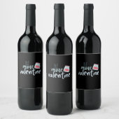 Couple Gift Be Mine Valentine Weinetikett (Flaschen)