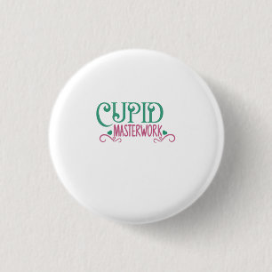 Couple Gift Cupid Masterwork Button