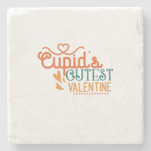 Couple Gift Cupid's Niedliche Valentine Steinuntersetzer