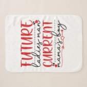 Couple Gift Current Mama Boy Sherpadecke (Vorderseite (Horizontal))